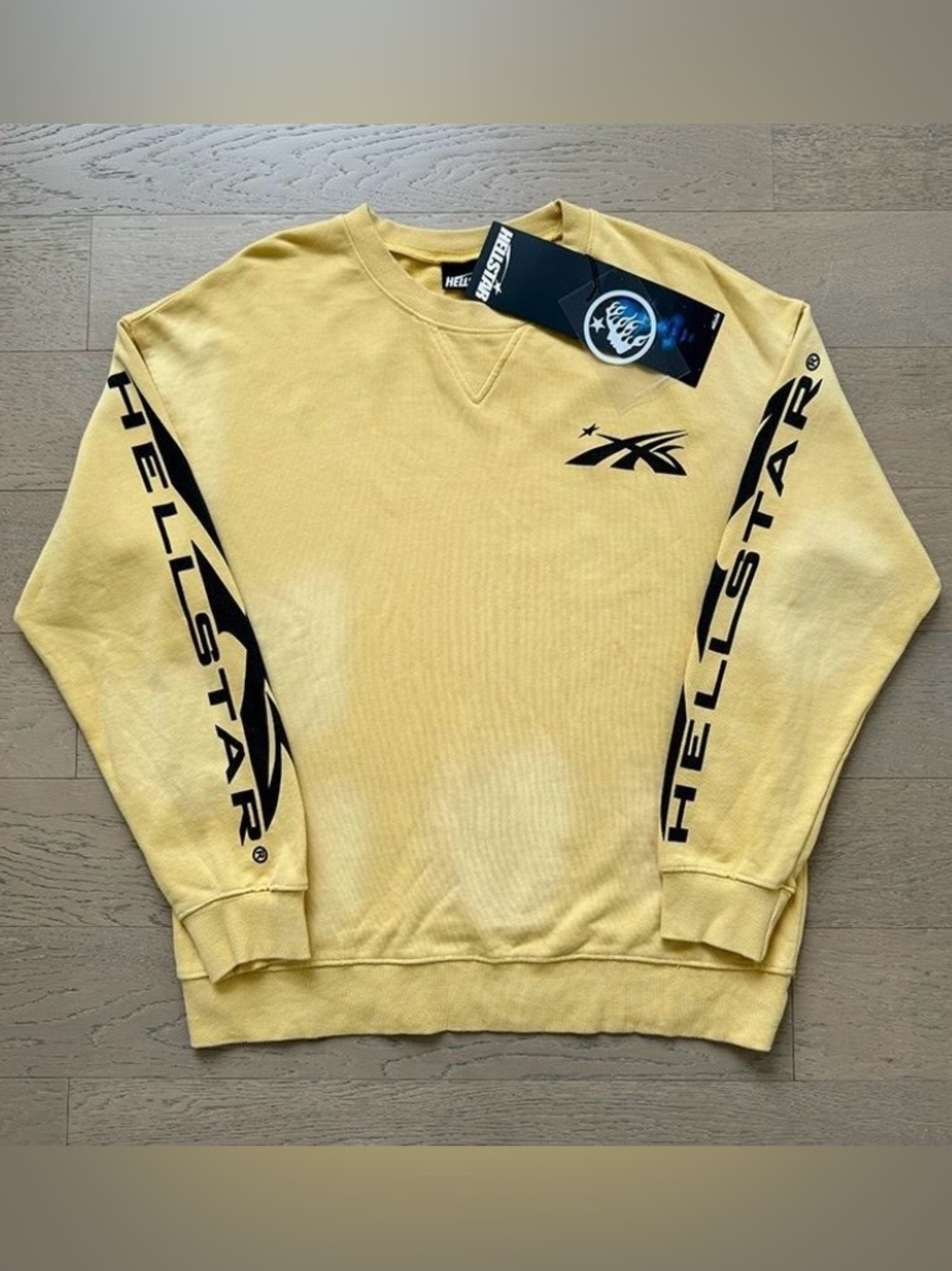 Hellstar Yellow Graphic Sweatshirt